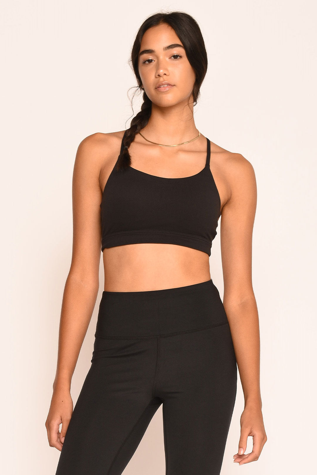 Women's Light Support Brushed Strappy Crop Sports Bra - All in Motion™ -  ShopStyle